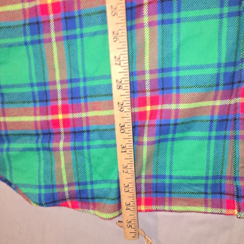 Polo Ralph Lauren Flannel Shirt 3XB Mens Green Blue Pink Plaid Button Down NEW